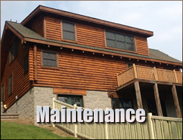  Norge, Virginia Log Home Maintenance